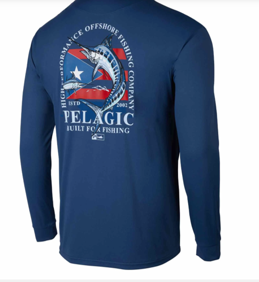 PELAGIC Men's Game Fish Aquatek Shirt