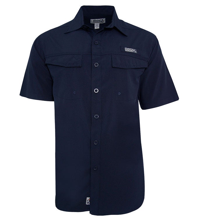 Proswag PS100HPS Short Sleeve Fishing Shirt - Ocean Blue