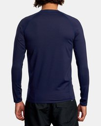 RVCA LONG SLEEVE RASHGUARD (Navy)