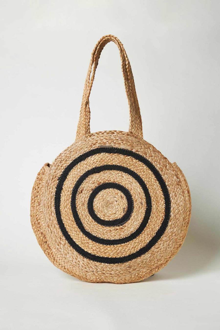 Round straw bag matalan on sale
