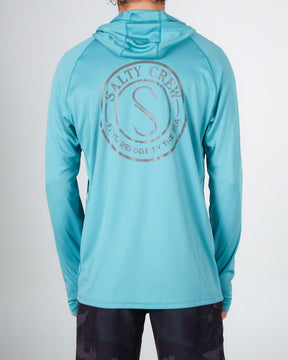 Palomar Dark Aqua Pinnacle + Hood Sunshirt