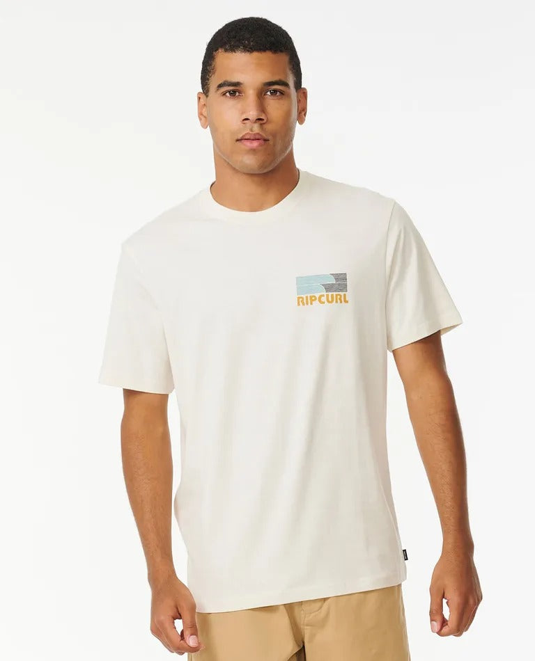 T-Shirt Boxy 100% coton Bio Natural Raw, Soleil couchant / Aloha Way of  life ®
