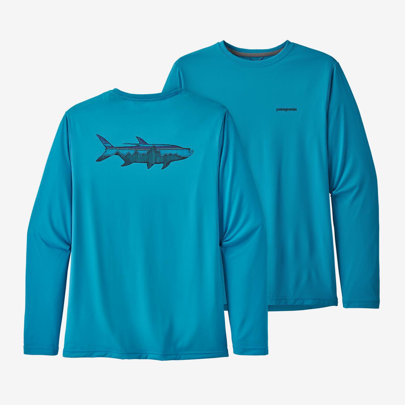 Men's Long-Sleeved Capilene® Cool Daily Fish Graphic Shirt