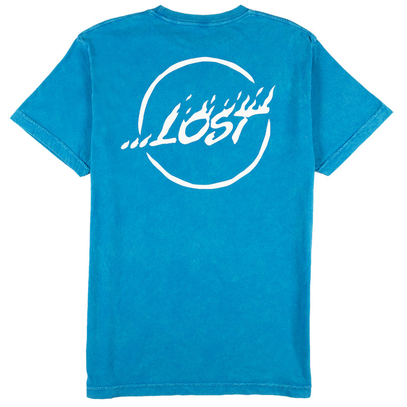 Beater Wash Tee Blue Electric Mineral