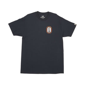 PERCHED NAVY S/S TEE