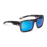 SHARK BITE SILVER WOOD/BLUE LENS (GLASS)