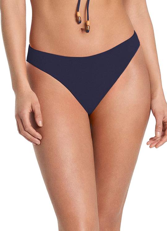Maaji Indigo Blue Sublimity Classic Bikini Bottom Reversible (Blue)