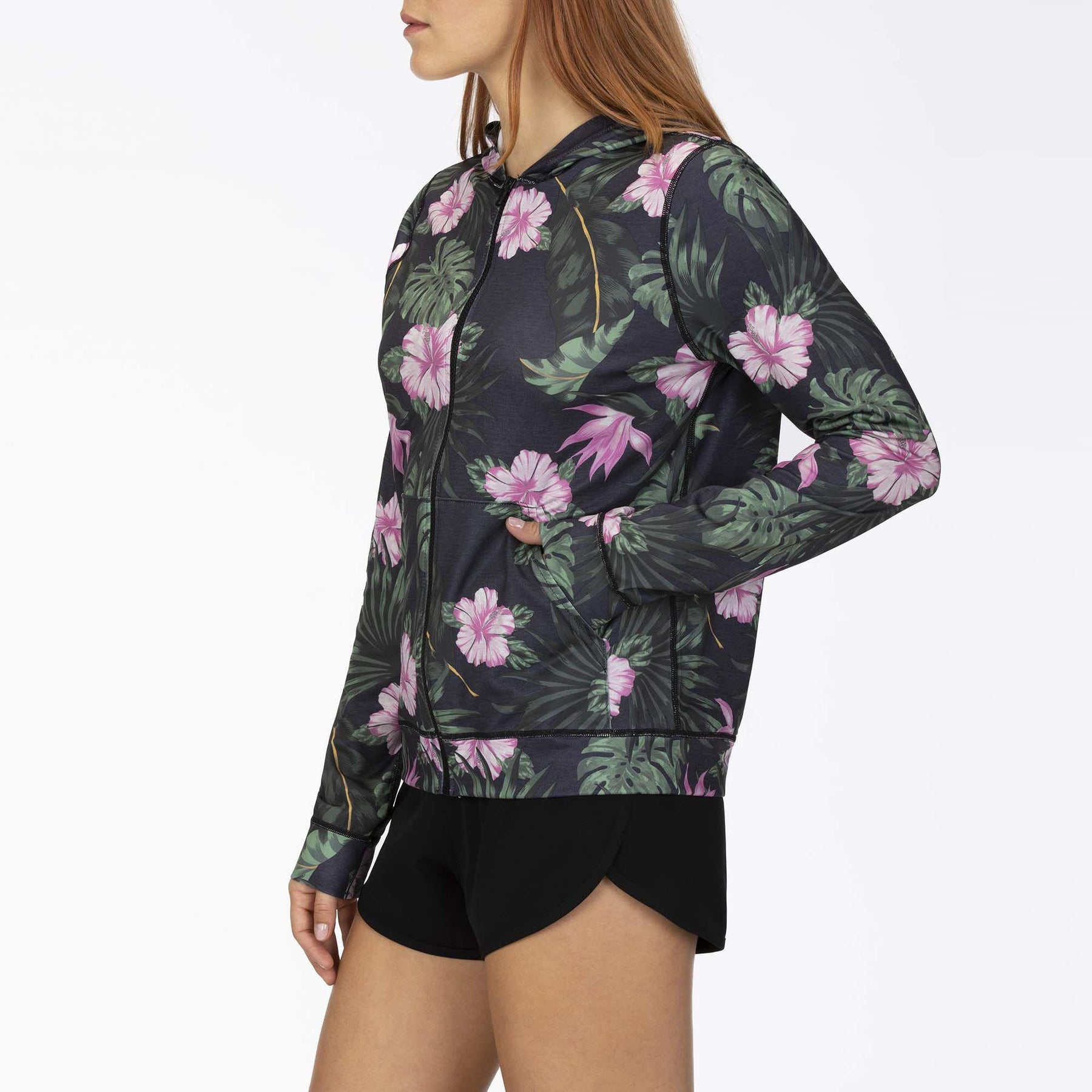 Women's Hooded Rashguard Hurley One And Only Lanai