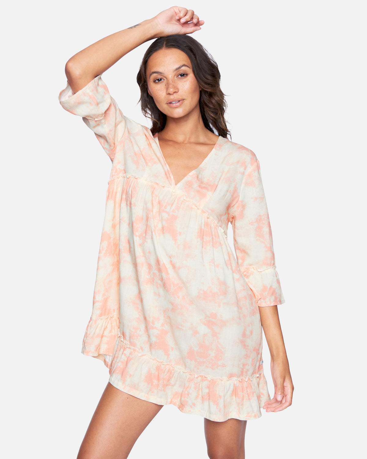 Bell Sleeve A-Line Dress