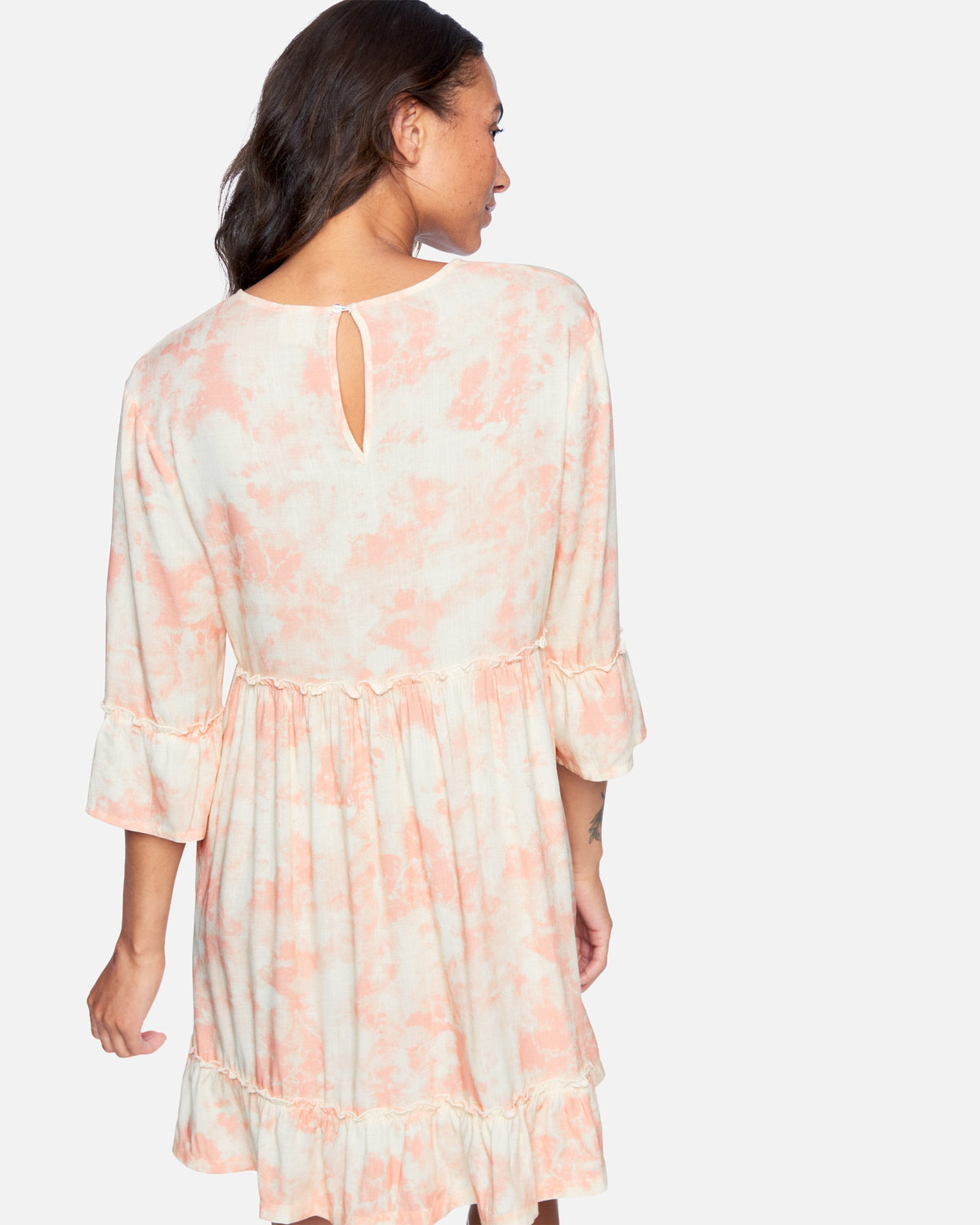 Bell Sleeve A-Line Dress