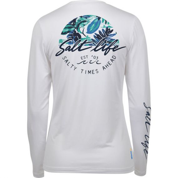 Escape to Paradise Badge Long Sleeve Performance Tee