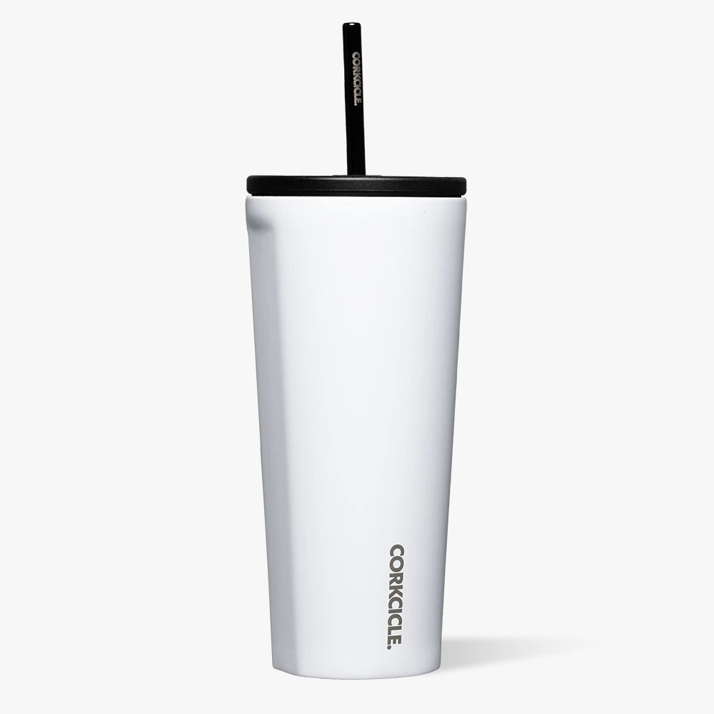 COLD CUP INSULATED TUMBLER WITH STRAW