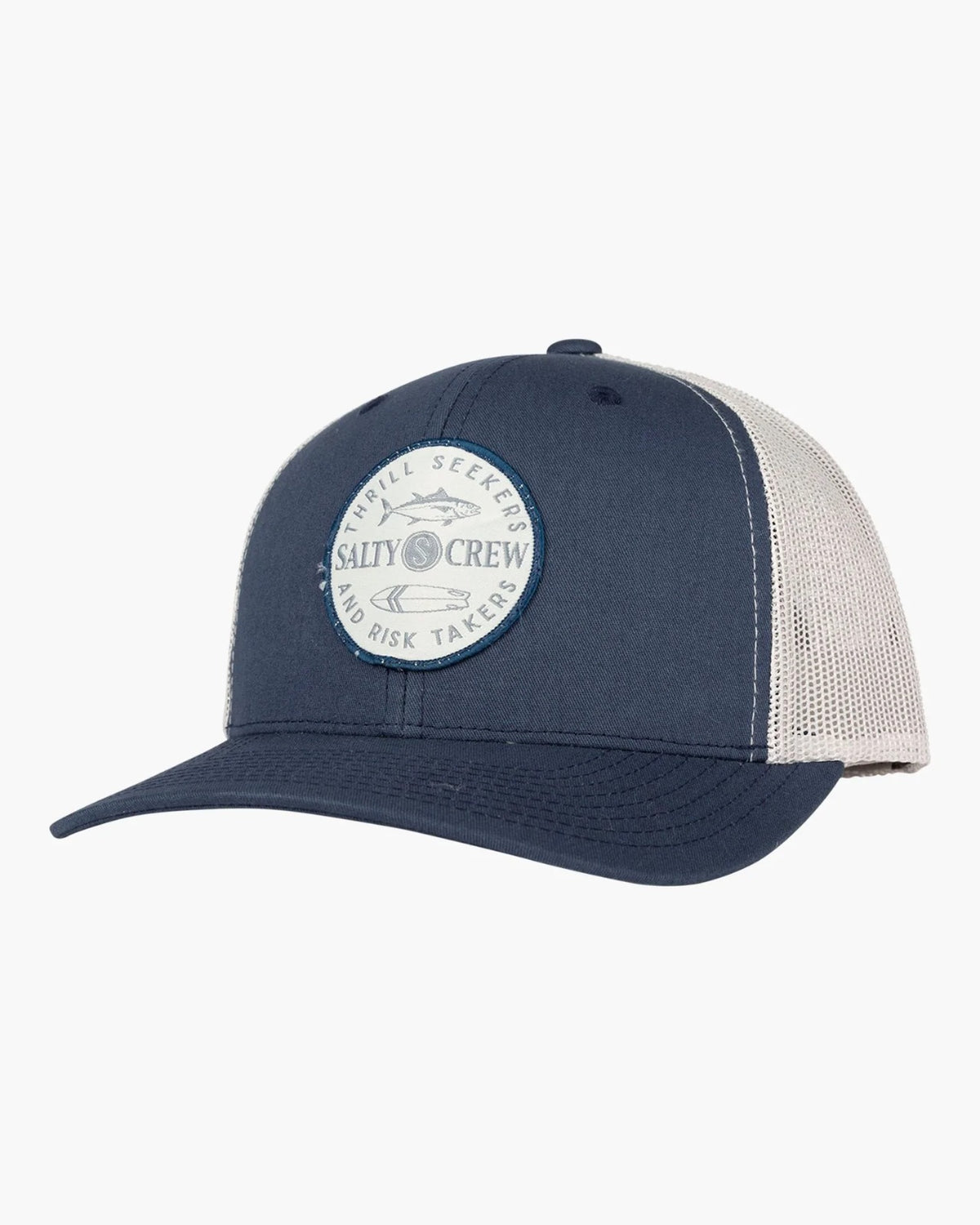 Flip Flop Navy/Silver Retro Trucker