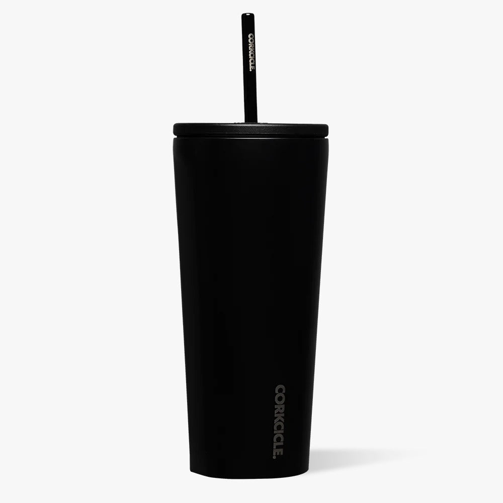 COLD CUP INSULATED TUMBLER WITH STRAW