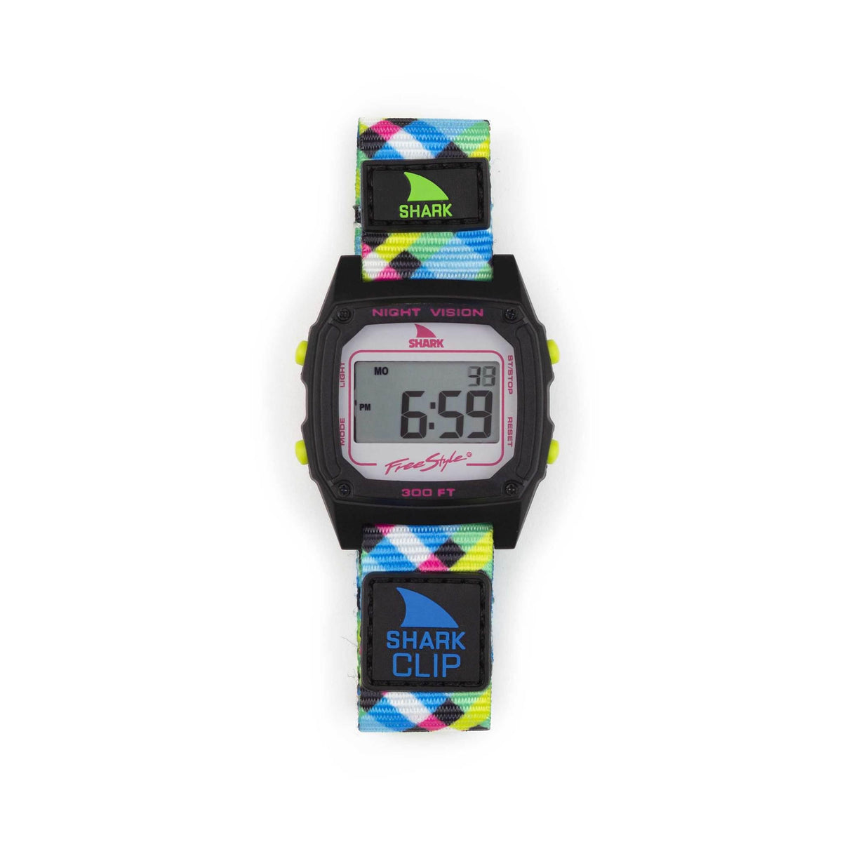 SHARK CLASSIC CLIP NEON PLAID