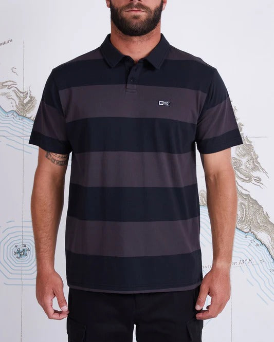 Diver Down Charcoal S/S Polo