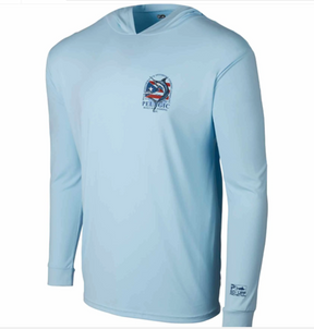 AQUATEK HOODED FISHING SHIRT - PUERTO RICO