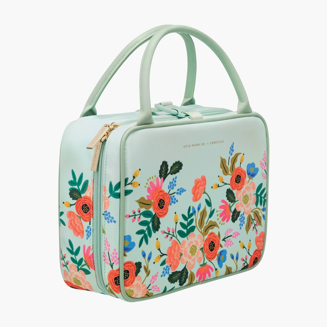 BALDWIN BOXER LUNCHBOX (RIFLE PAPER CO. MINT LIVELY FLORAL)