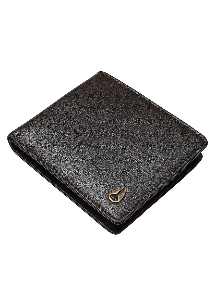 Pass Leather Coin Wallet BROWN