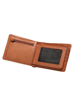 Pass Leather Coin Wallet SADDLE
