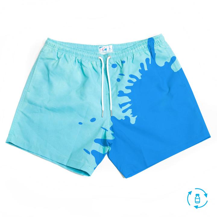 SWITCH GREEN TO BLUE SHORTS (Green)