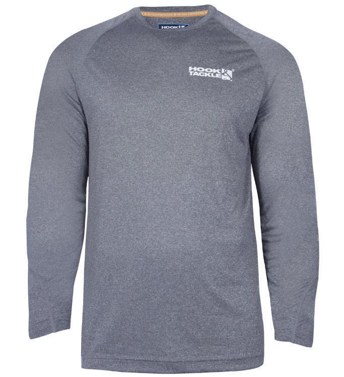 MEN’S SEAMOUNT WICKED DRY & COOL FISHING SHIRT (Charcoal Heather)