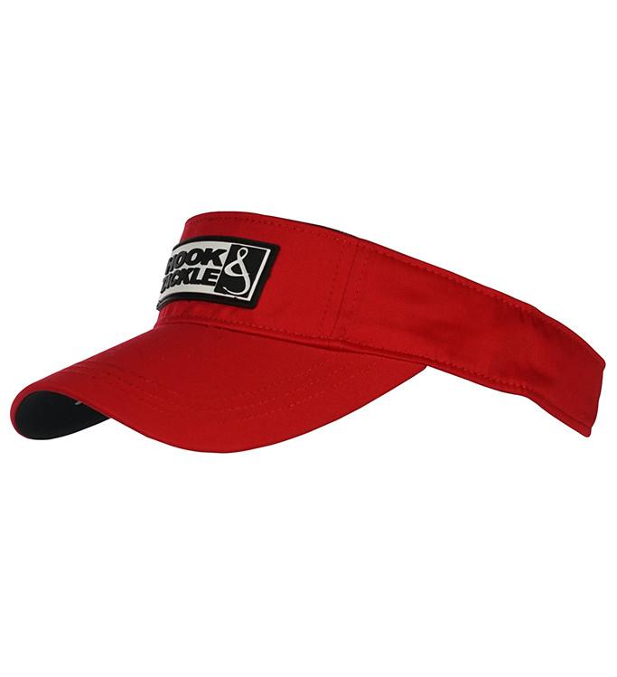THE OPEN TOP FISHING VISOR (RED)