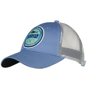 THE MARLIN RUN FISHING TRUCKER HAT (Sky Blue)