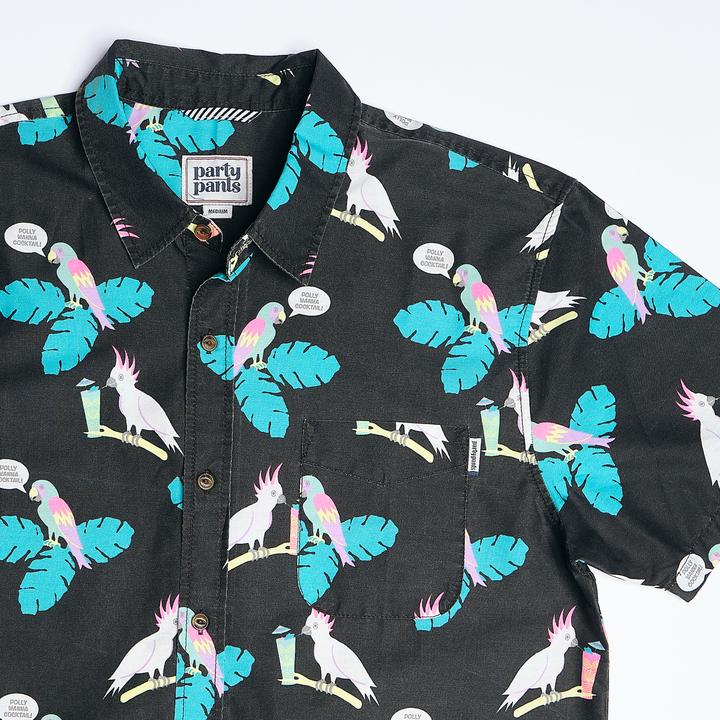 POLLY WANNA COCKTAIL BUTTON DOWN