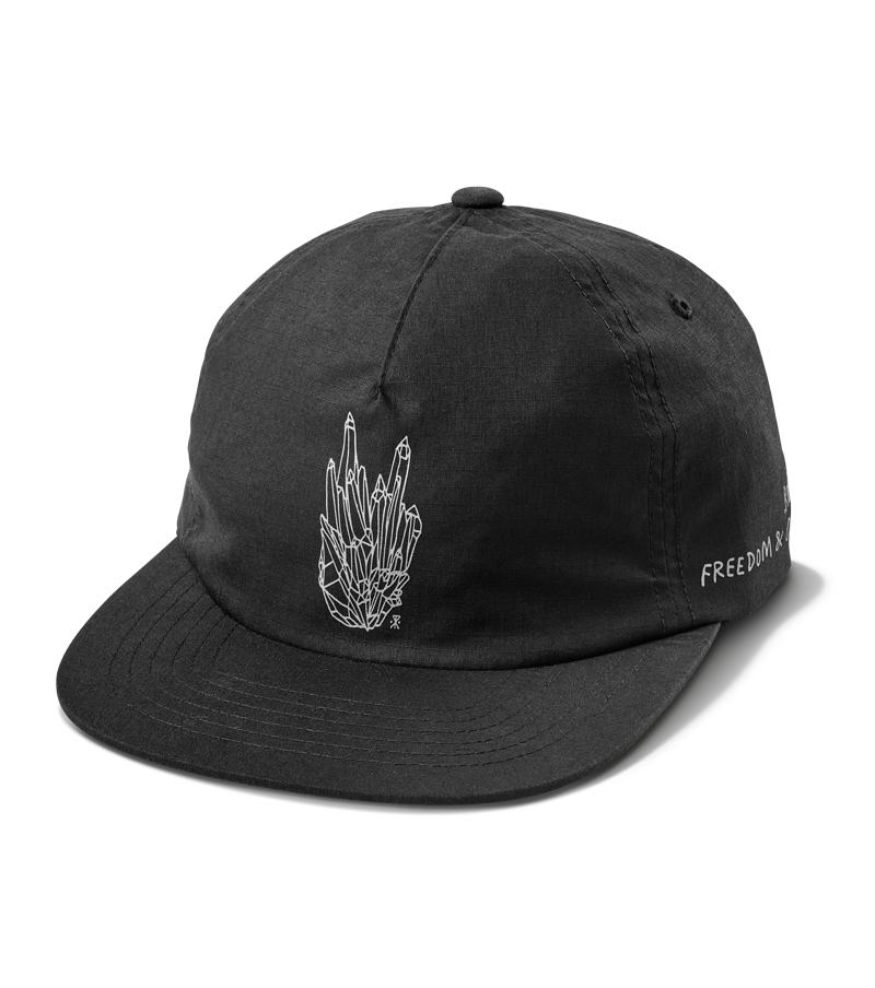 Stash Cap Snapback Hat - BLACK