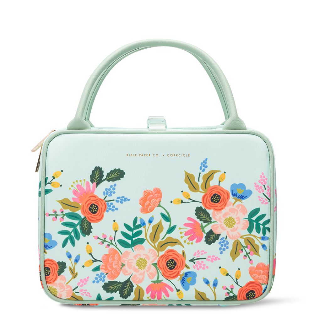 BALDWIN BOXER LUNCHBOX (RIFLE PAPER CO. MINT LIVELY FLORAL)