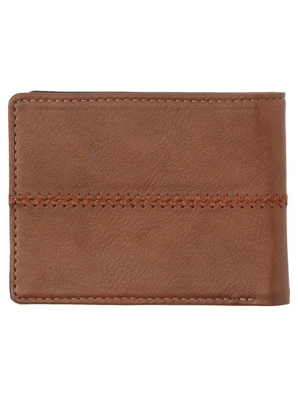Stitchy Tri-Fold Wallet (CHOCOLATE BROWN)