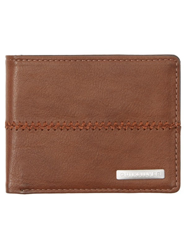 Stitchy Tri-Fold Wallet (CHOCOLATE BROWN)
