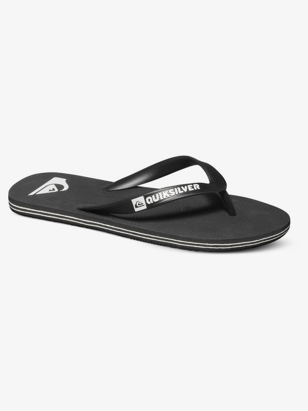 Molokai Flip-Flops (BLACK/WHITE)