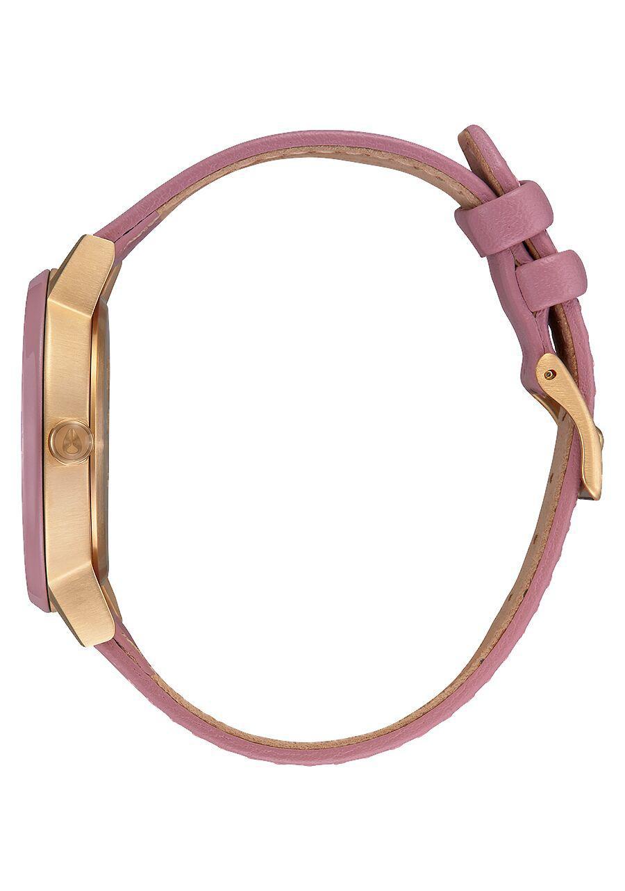 Kensington Leather Watch  Gold / White / Pink