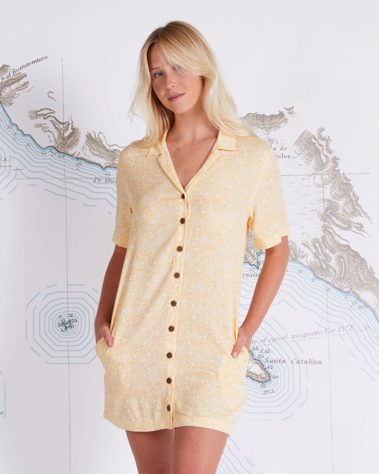 Seafarer Dusty Gold Dress