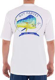 Men’s Offshore Fish Collection Short Sleeve T-Shirt (White)