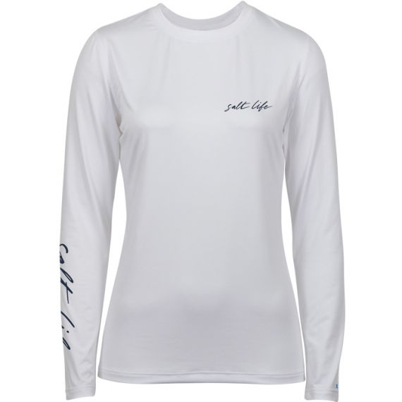 Escape to Paradise Badge Long Sleeve Performance Tee