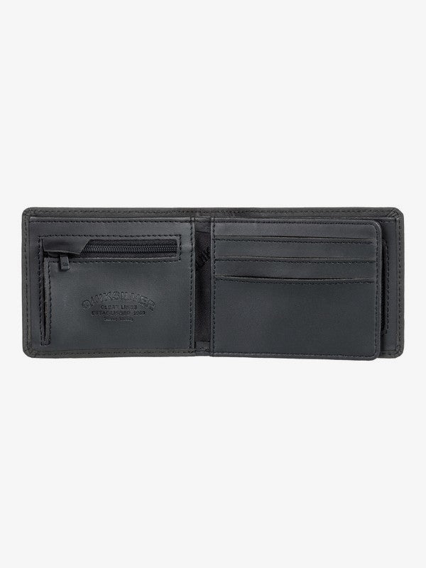 Mac Tri-Fold Leather Wallet (BLACK)