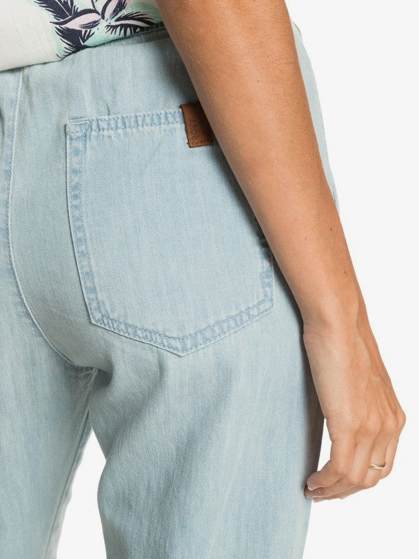 Slow Swell Beachy Beach Relaxed Fit Jeans (Light Blue)