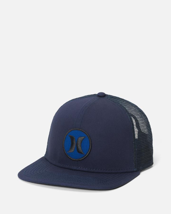 Circle Trucker Staple Hat (Navy)