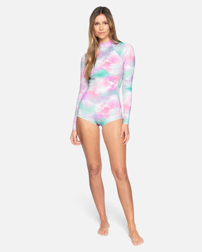 Carissa Moore Collection - Max Head In The Clouds Long Sleeve Body Suit (Lucite Multi)