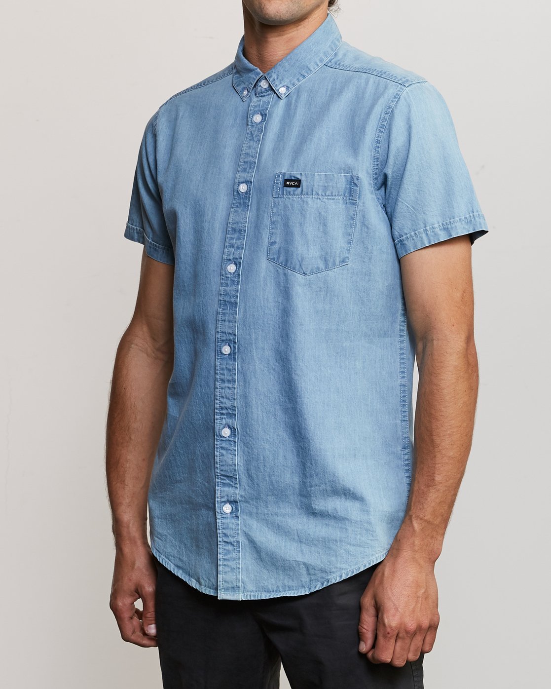 DEAD FLAG WASHED BUTTON-UP SHIRT