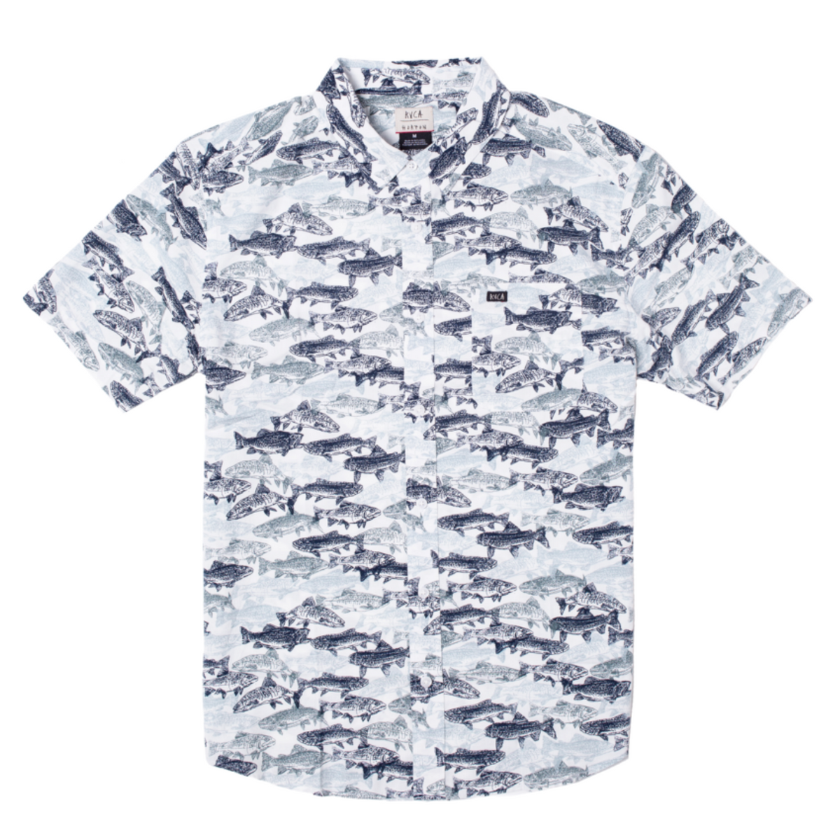 RVCA Horton Fish Camo S/S Woven Shirt